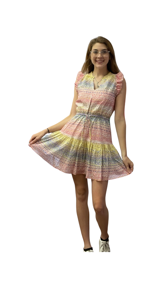 Apparel- Willa Story Ruffled Confetti Dress