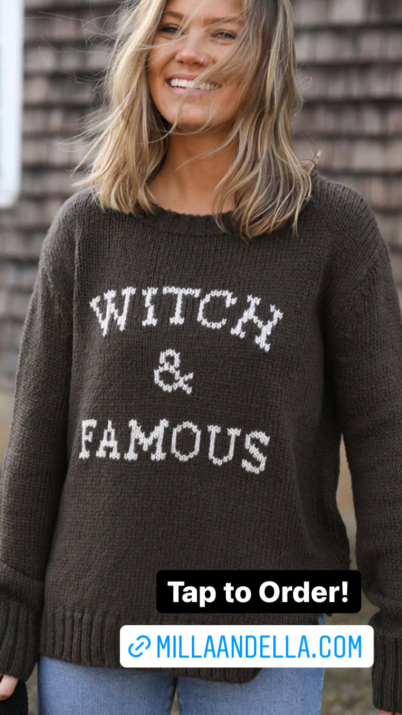 Apparel- Wooden Ships Witch & Famous Crew Lightweight Sweater