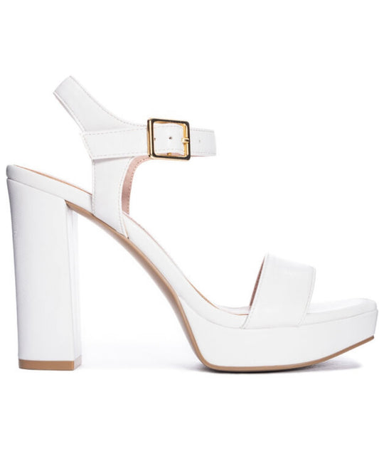 Shoes- Chinese Laundry Alanah Heels in White