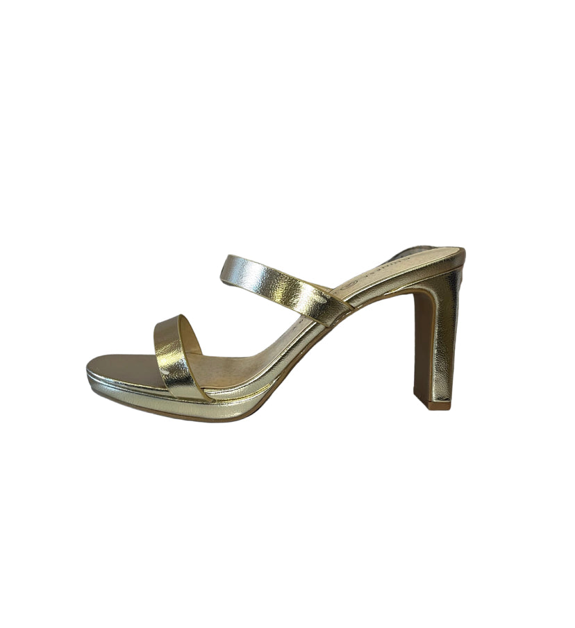 Shoes- Chinese Laundry Tete Heels in Light Gold