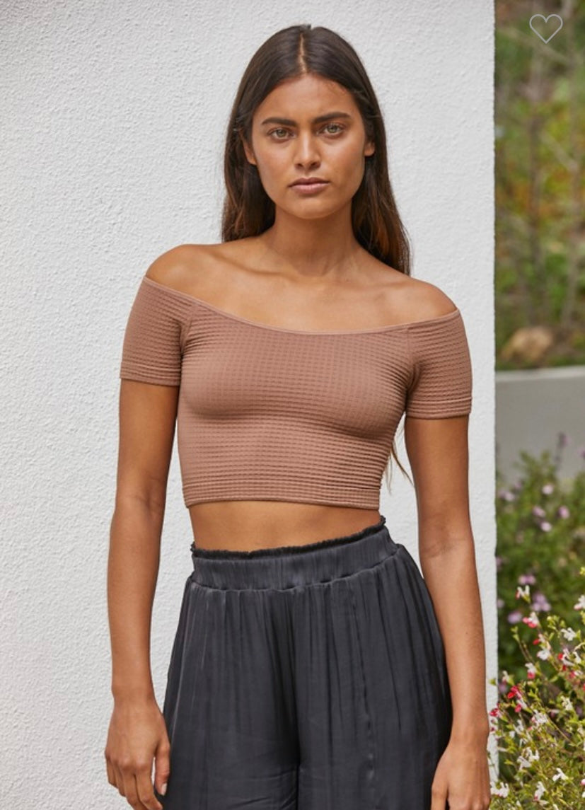 Apparel- By Together Thinking of You Cropped Top