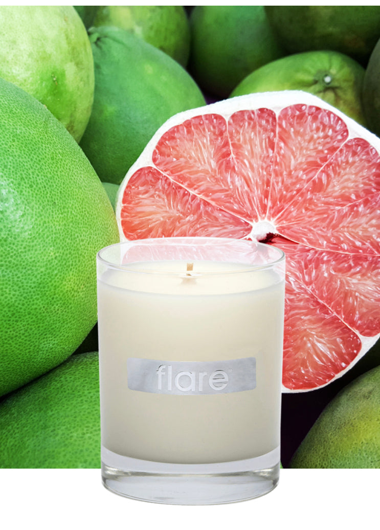 Flare Candles- Pink Pomelo Soy Candle 50 Hour Burn