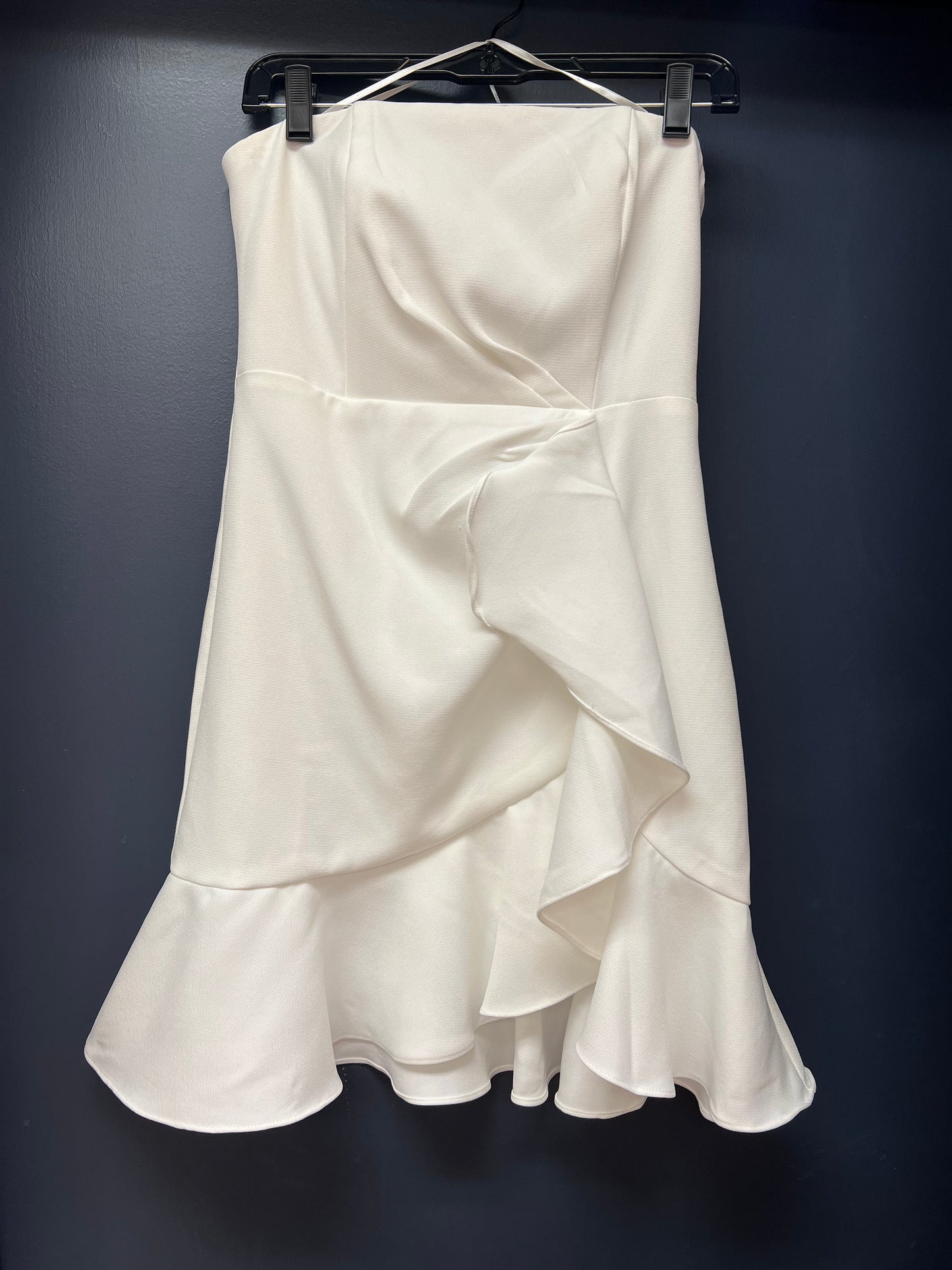 Apparel- Do+Be White Strapless Ruffle Dress