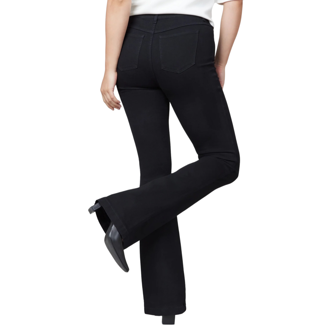 Apparel- Spanx Flare Jeans Clean Black