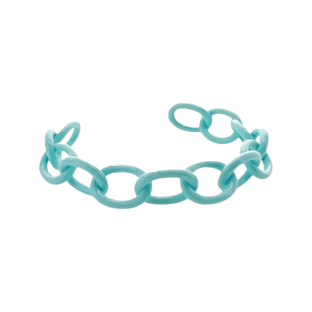 Bracelets- M&E Bling Oval Link Cuff