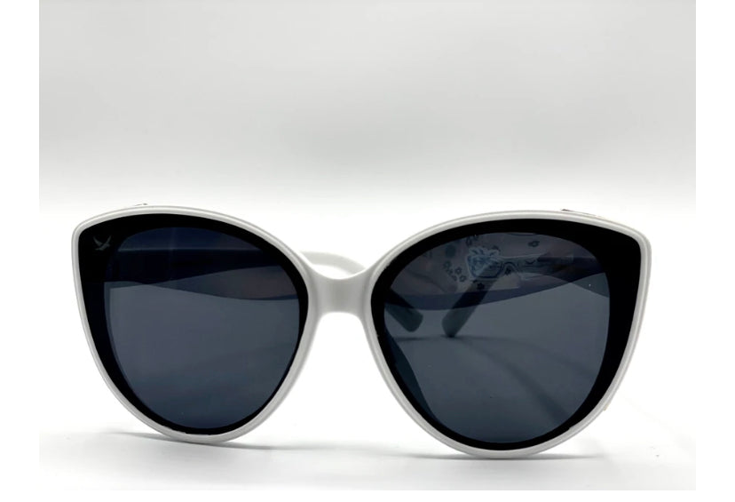 Sunglasses- Byrds-i Adult Cat Eye in White