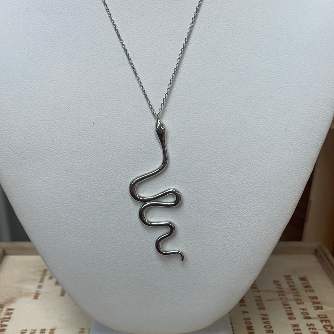 Necklaces- M&E Bling Snake Necklace
