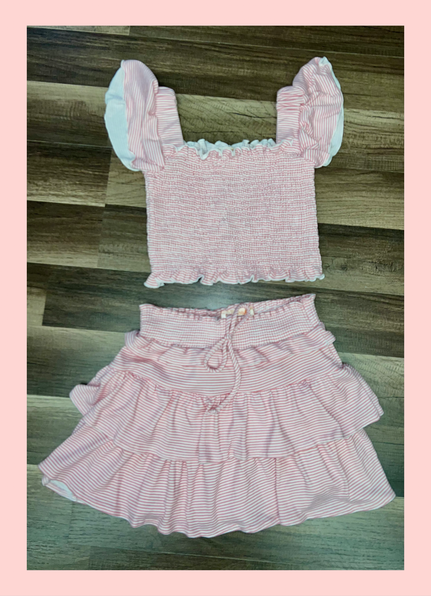 Girls- Tweenstyle by Stoopher Velour Tank and Skirt Set