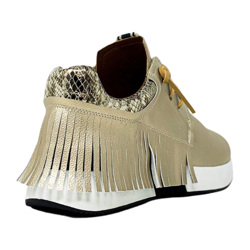 Sneakers- Shu Shop Pepa Fringed Sneaker Gold