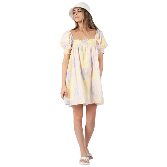 Apparel- Lucca Gracie Dress in Pastel Mix