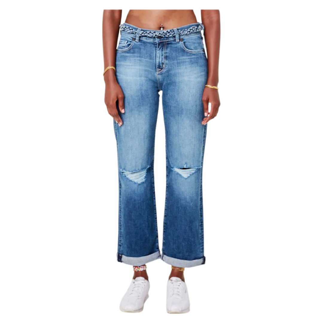 Apparel- Lola Jeans Devon High-Rise Mom Jeans