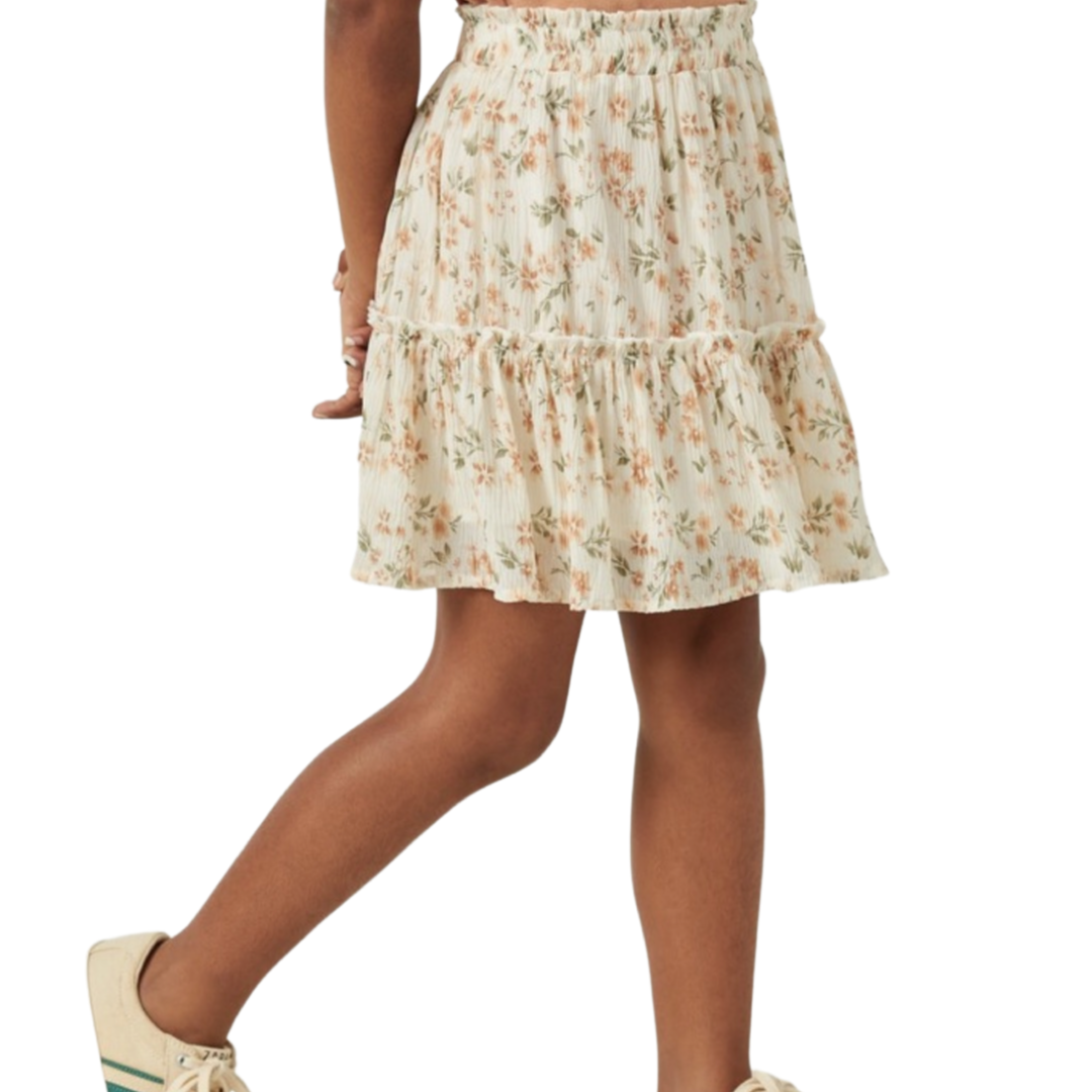 Girls- Hayden Girls Crinkle Textured Elastic Waist Skirt