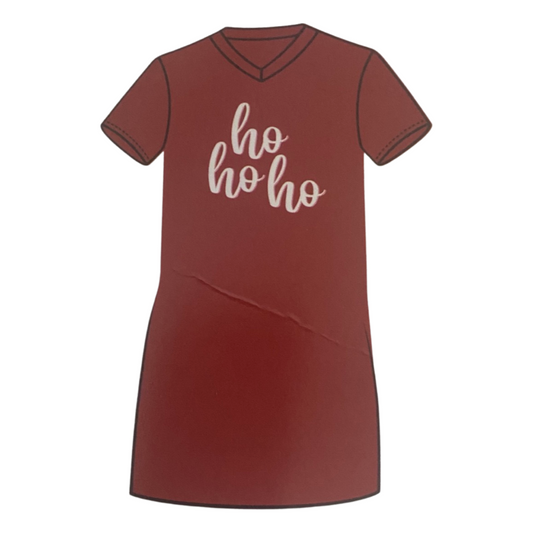 Apparel- Royal Standard Ho Ho Ho Sleep Shirt