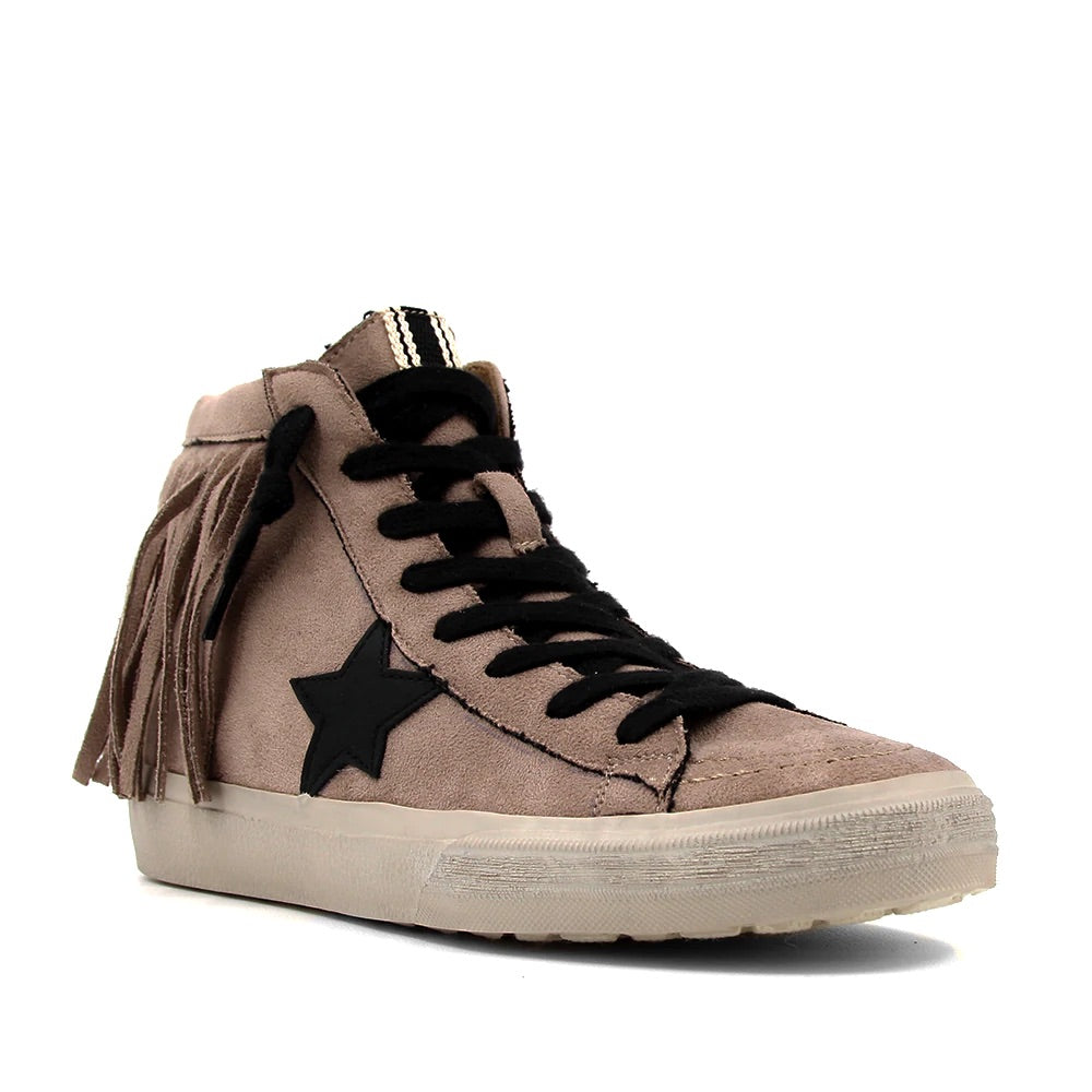 Sneakers- Shu Shop Ruth Fringed Sneaker Taupe