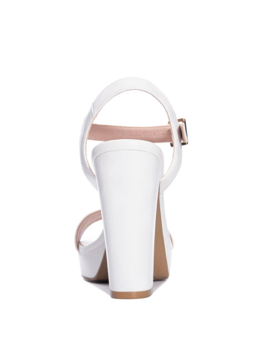 Shoes- Chinese Laundry Alanah Heels in White