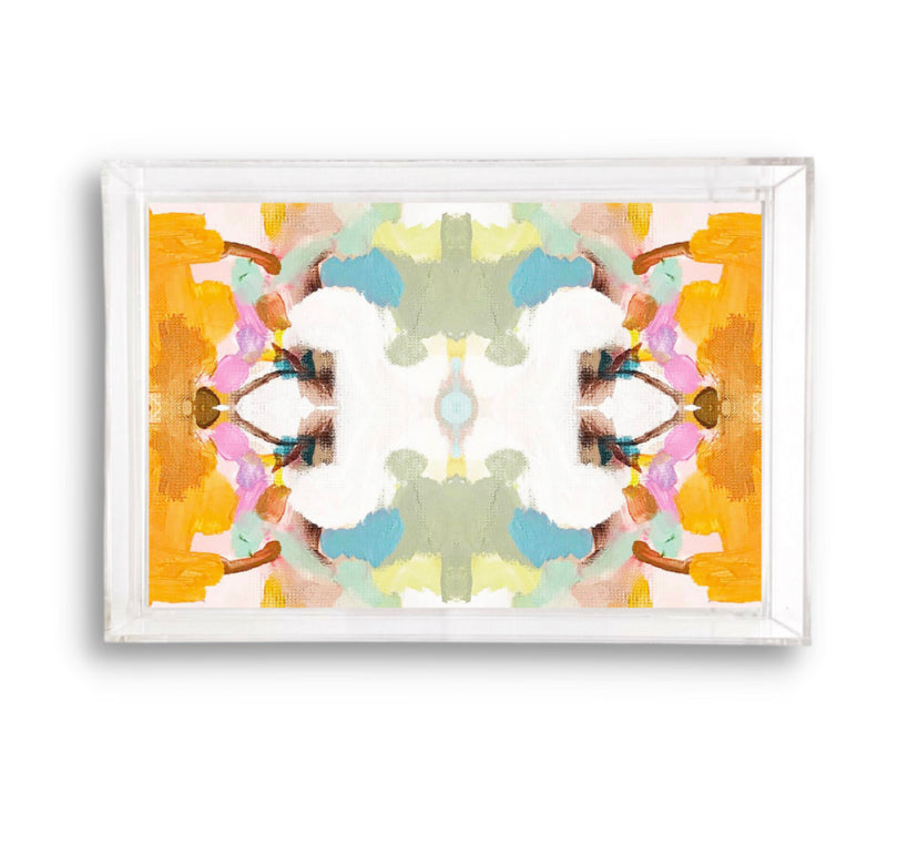 M&E Home Collection- Tart By Taylor Orange Crush Laura Park+ Tart Small Tray