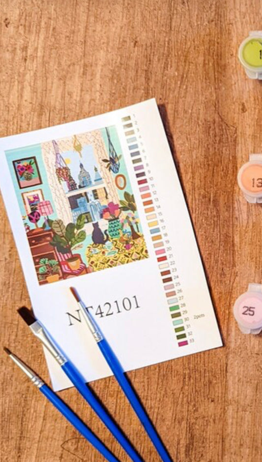 Home- Let’s Paint Anywhere Painting Kits- NY Cat Apartment