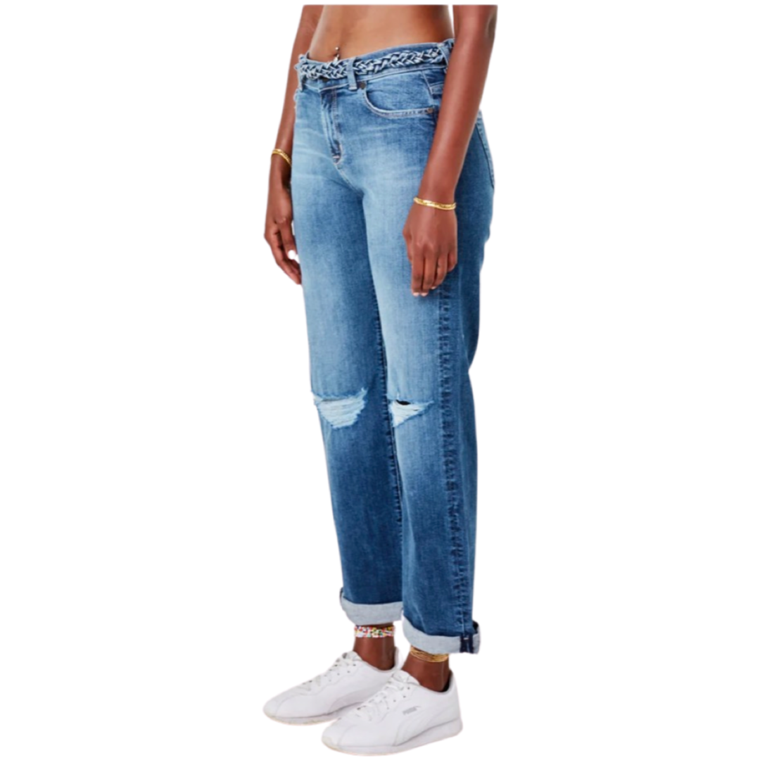 Apparel- Lola Jeans Devon High-Rise Mom Jeans