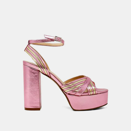 Heels - Shu Shop Eloisa Pink Multi Heels