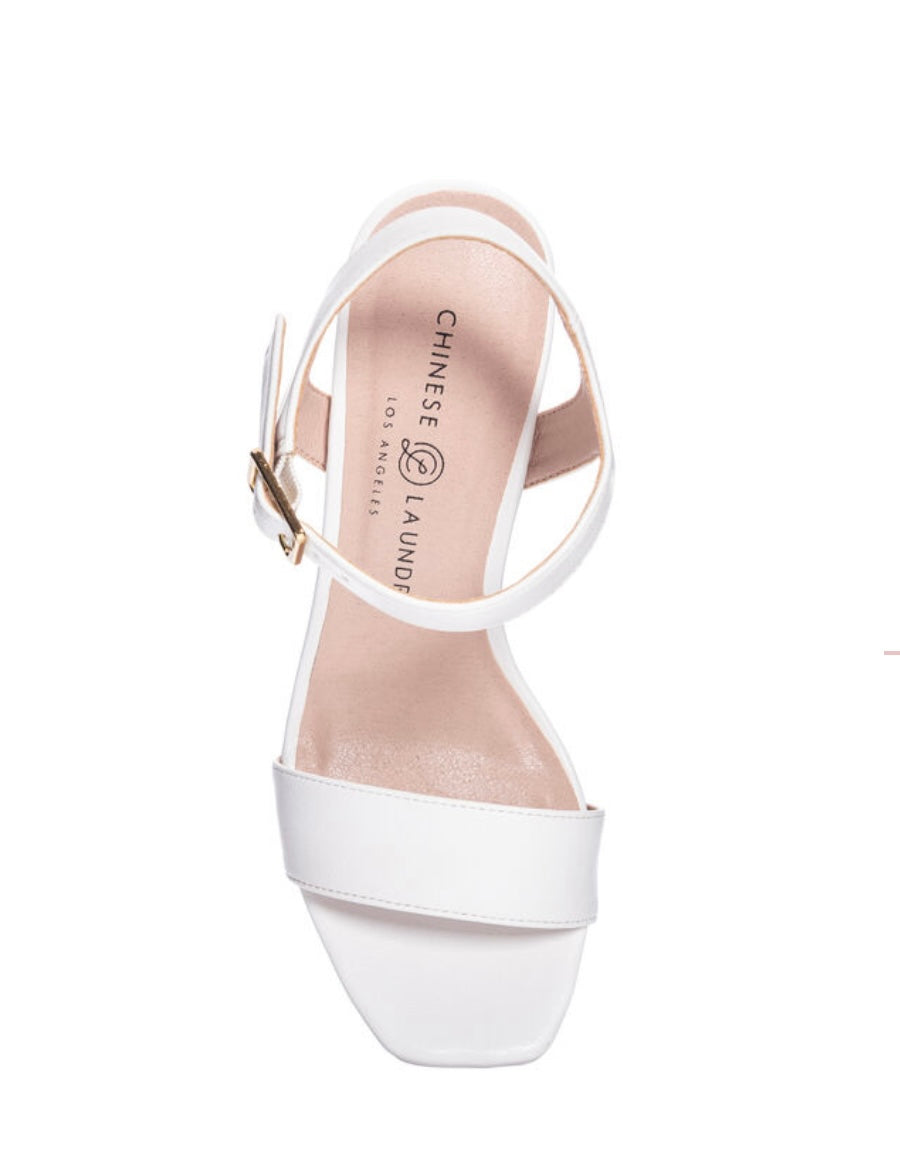 Shoes- Chinese Laundry Alanah Heels in White