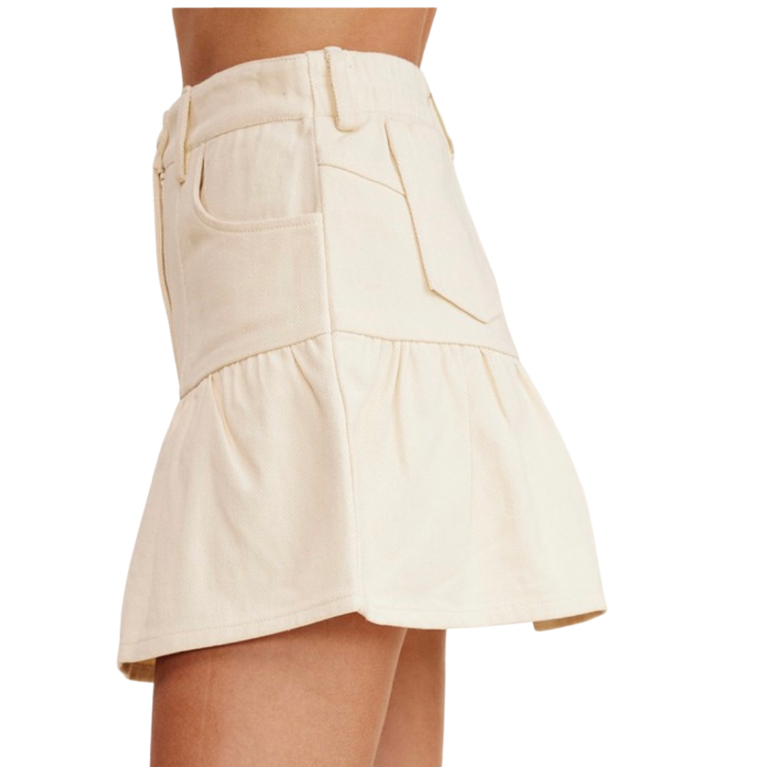 Apparel- Listicle Cute-sy Denim Mini Skirt