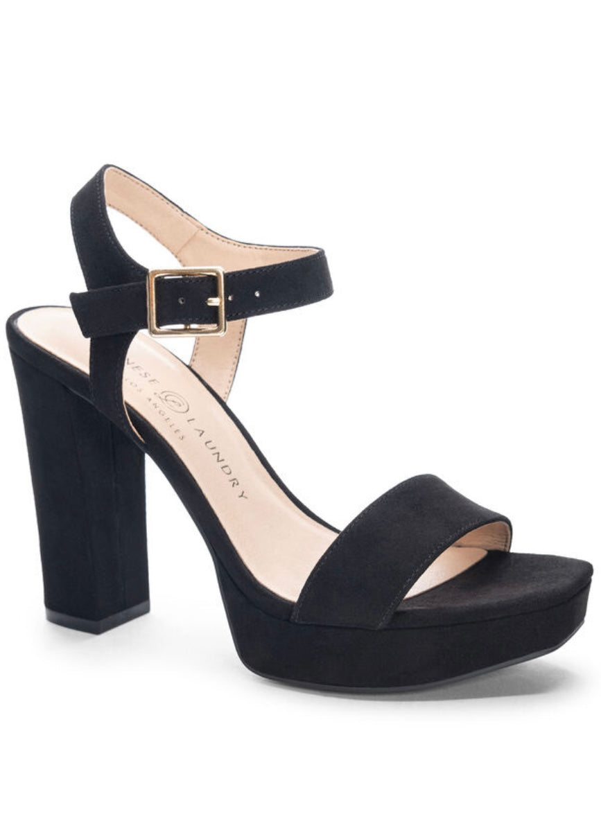 Shoes- Chinese Laundry Alanah Heels in Black
