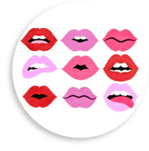 M&E Home Collection- Tart By Taylor Pucker Up Coasters
