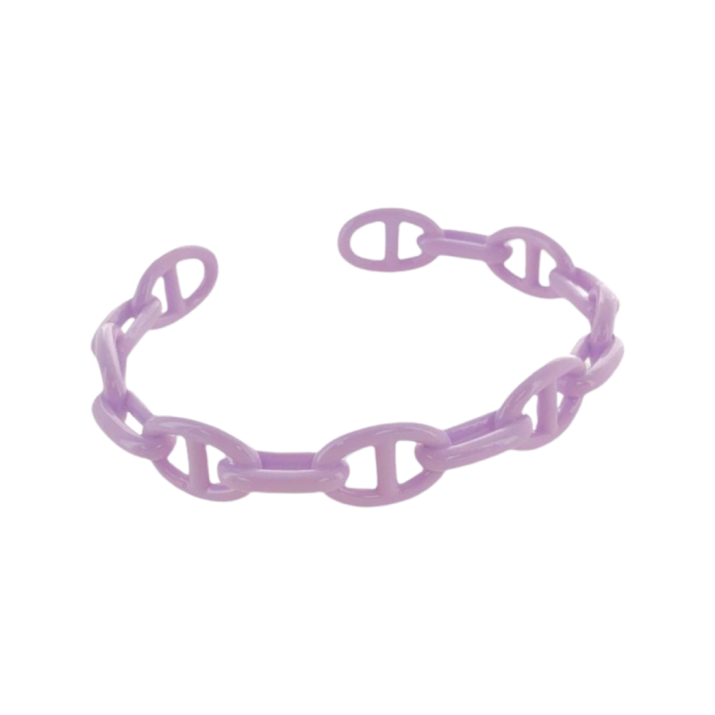 Bracelets- M&E Bling Curb Chain Link Cuffs