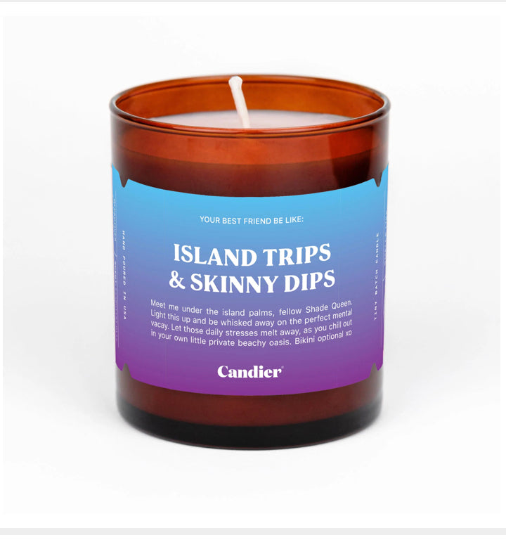Candles- Ryan Porter Island Trips and Skinny Dips Candle