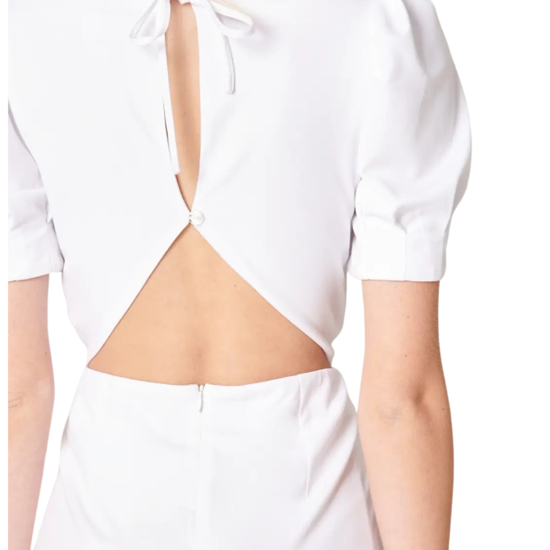 Apparel- Sugarlips Of The Essence Back Cut Out Romper