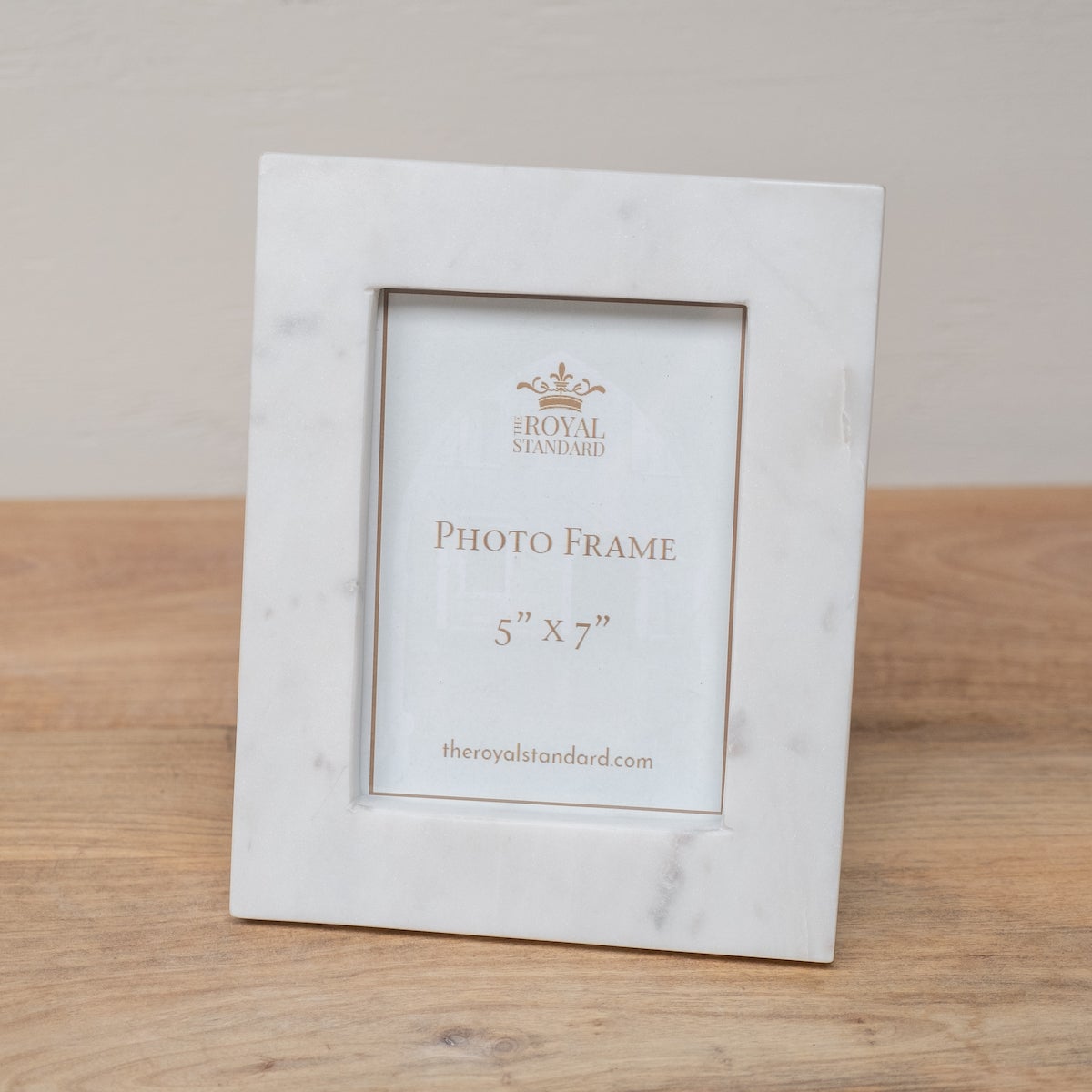 Marble Collection- Photo Frame 5x7 White