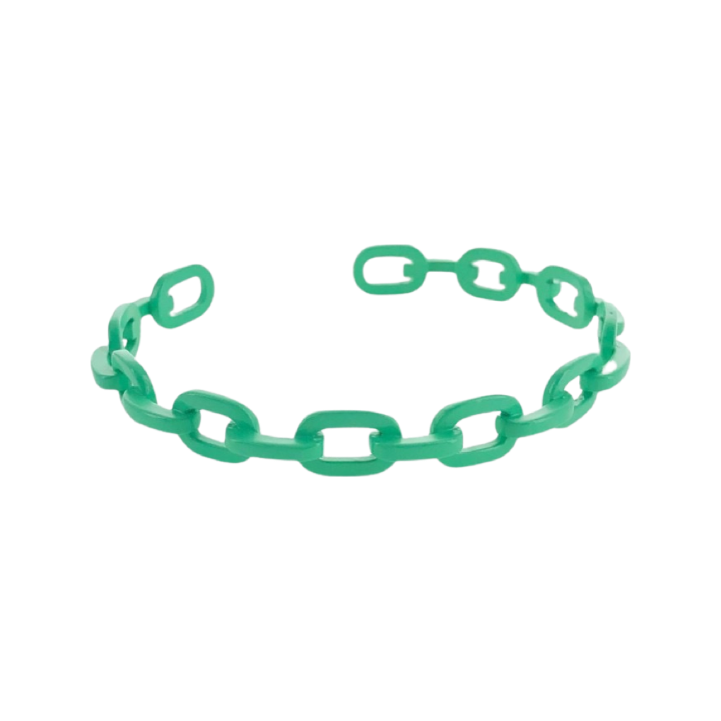 Bracelets- M&E Bling Curb Chain Cuffs