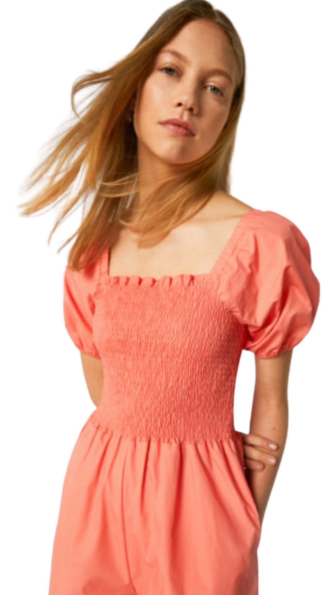 Apparel- Compania Fantastica Smocked Romper
