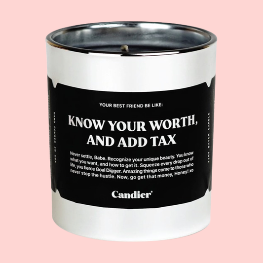 Candles- Ryan Porter Know Your Worth Candle