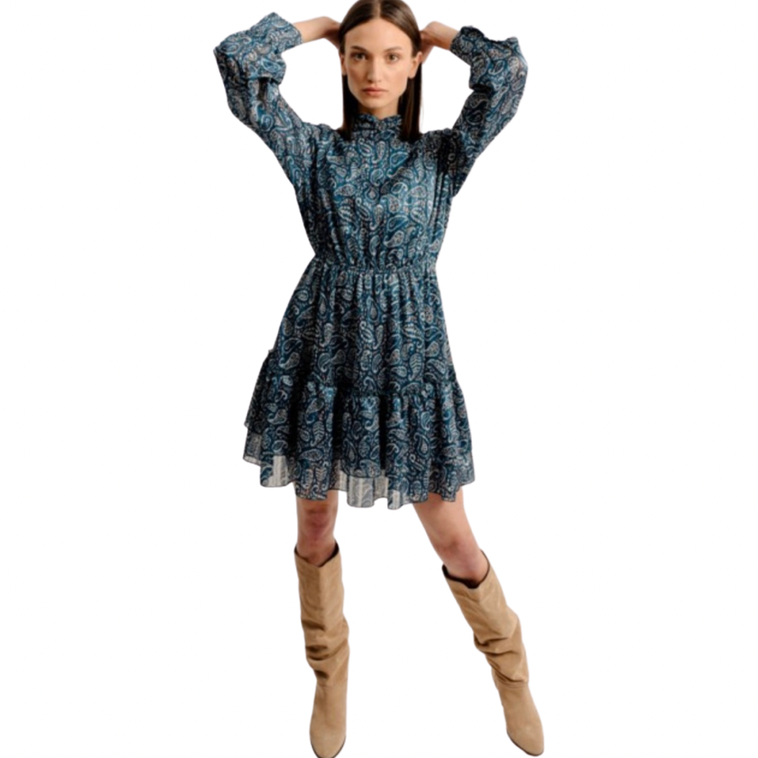 Apparel- Molly Bracken Ruffled Mini Dress