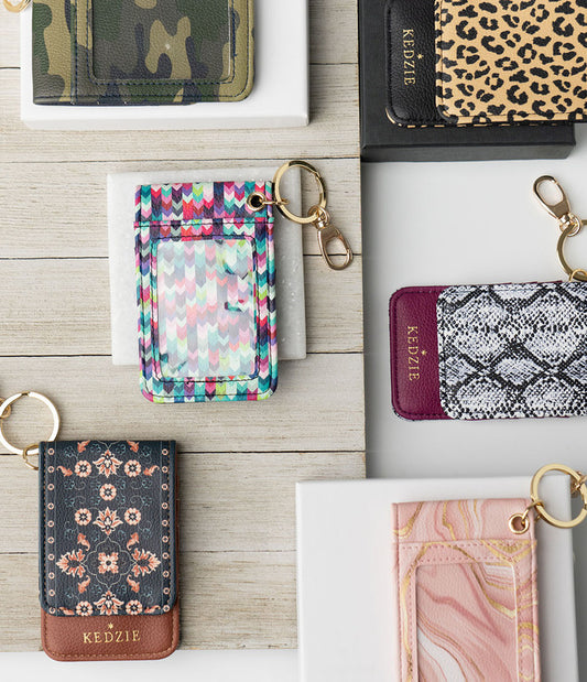 Bags- Kedzie Essentials Only ID Holder Keychain Wallet