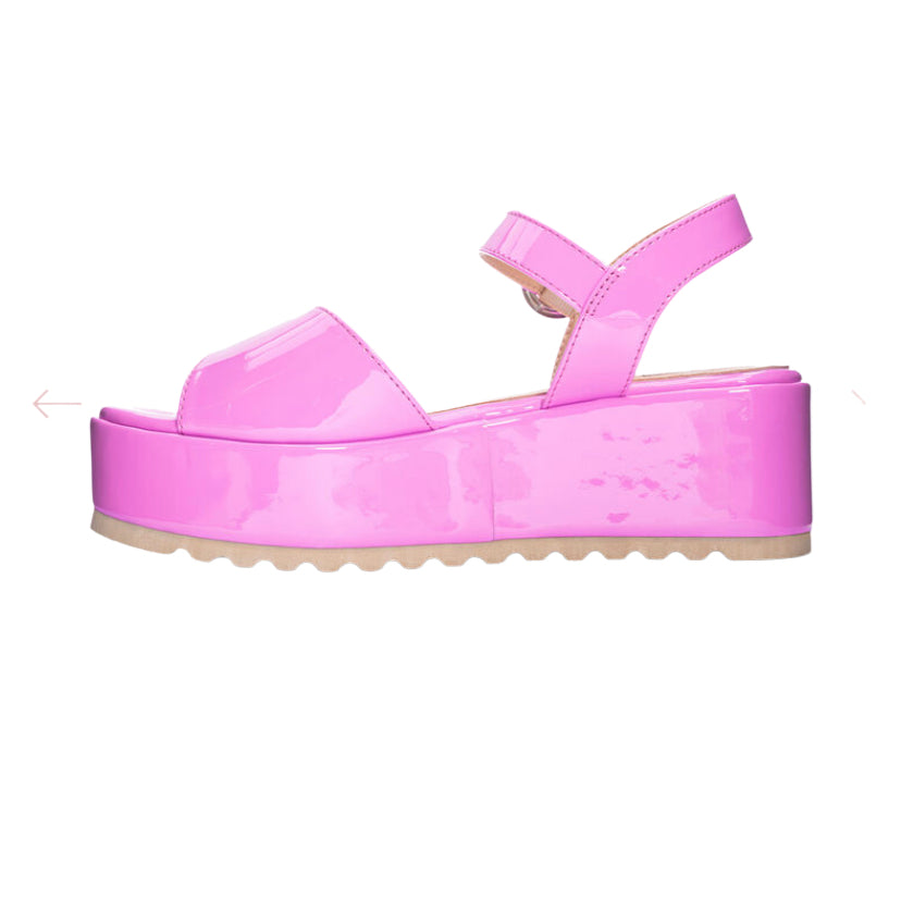 Shoes- Chinese Laundry Jump Out Sandal in Hot Pink
