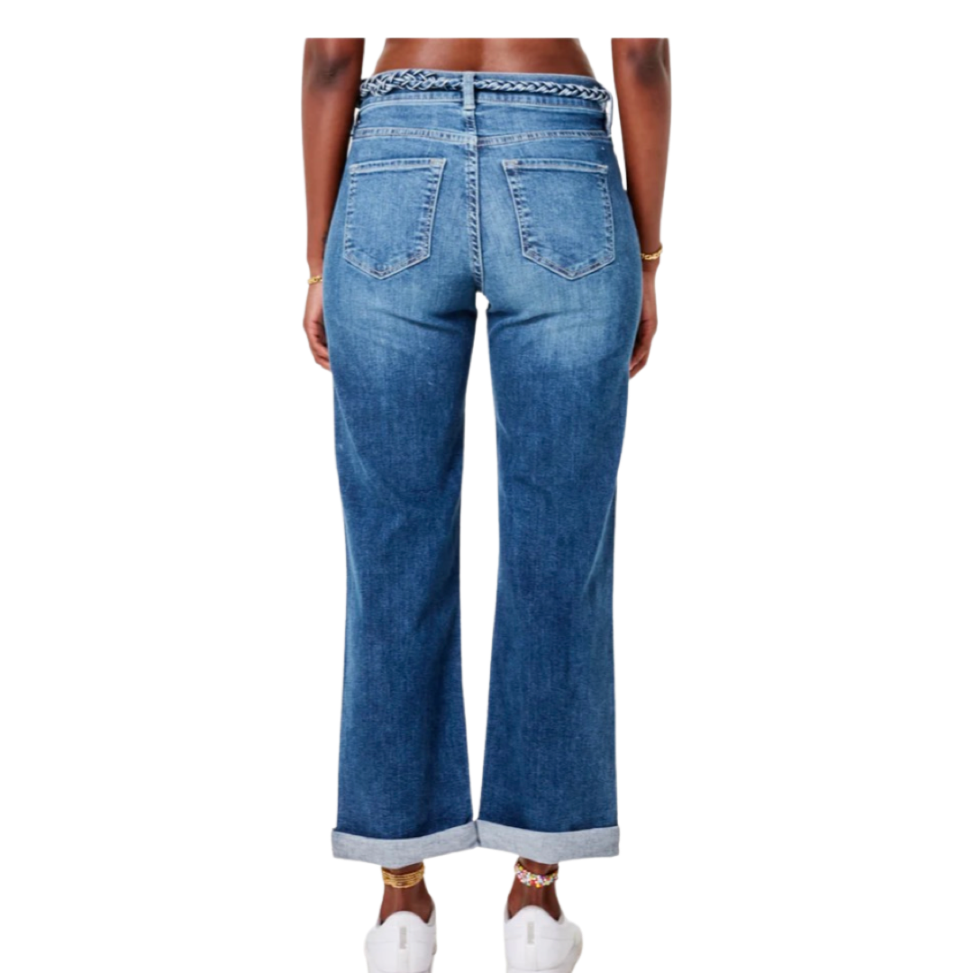 Apparel- Lola Jeans Devon High-Rise Mom Jeans