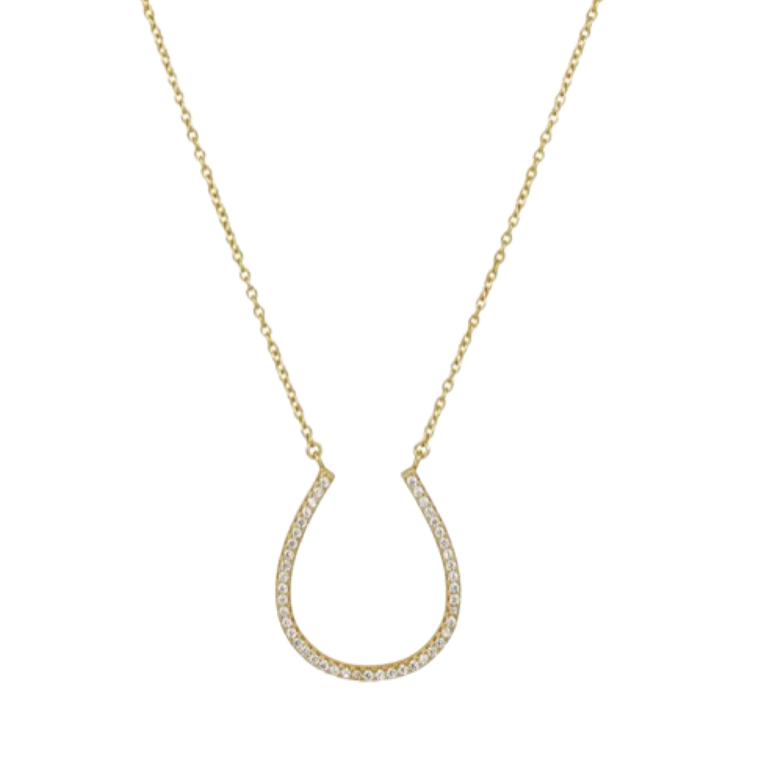 Necklaces- Sahira Design Lucky Horse Shoe Necklace