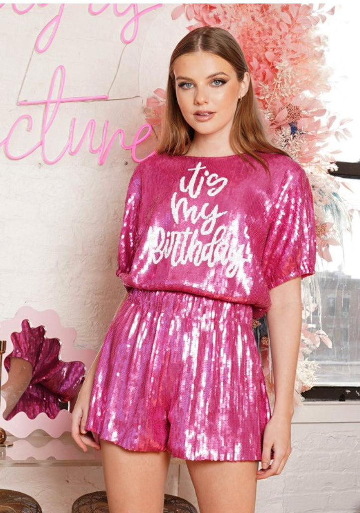 Apparel- Why Dress Sequin Shorts