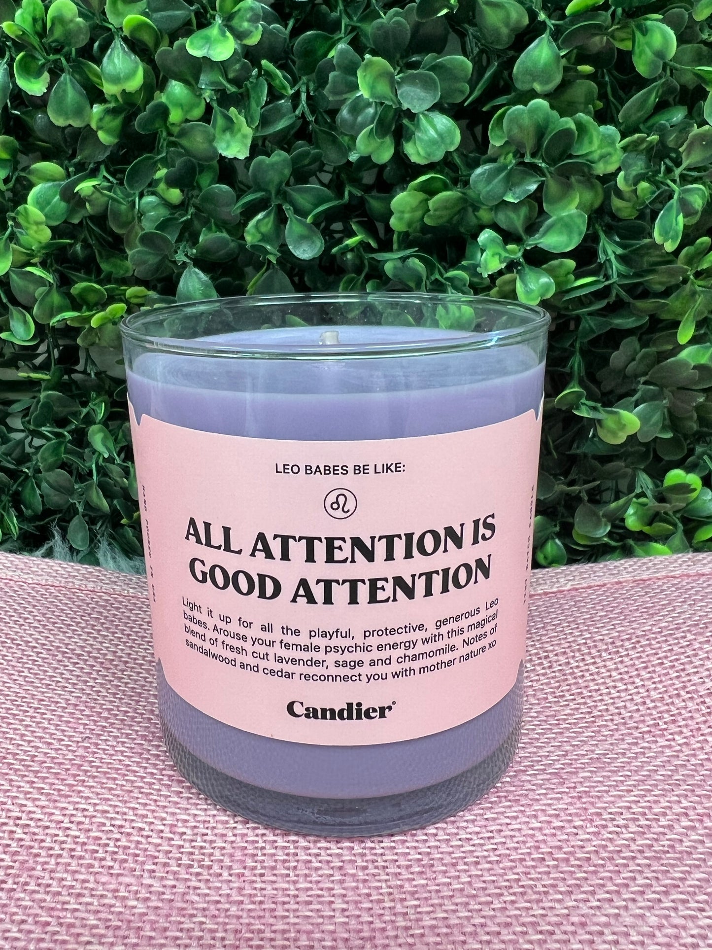 Candles - Ryan Porter Horoscope Leo Babes Be Like: All Attention Is Good Attention Candle