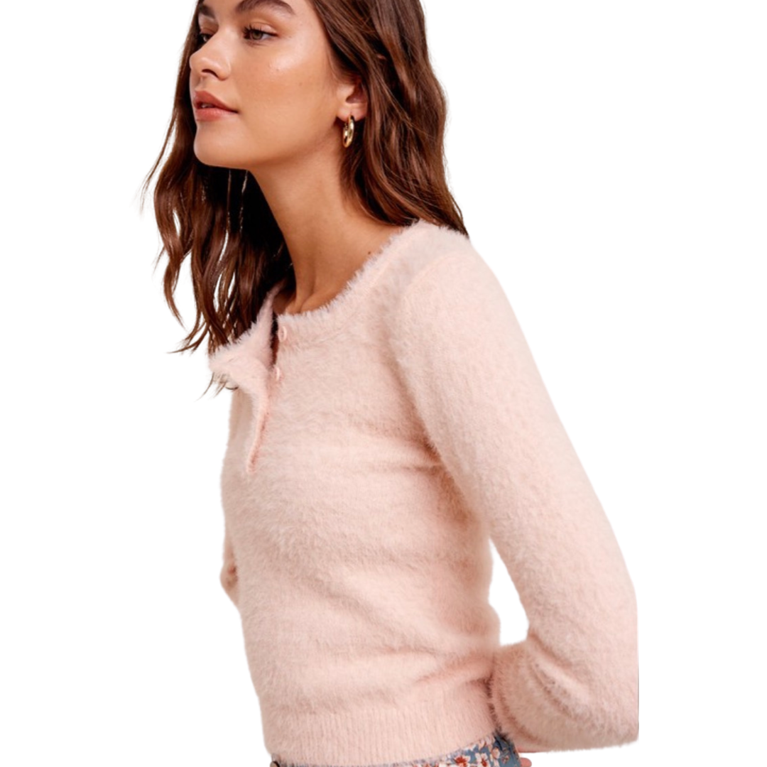 Apparel- Listicle Cozy Weaved Cropped Sweater