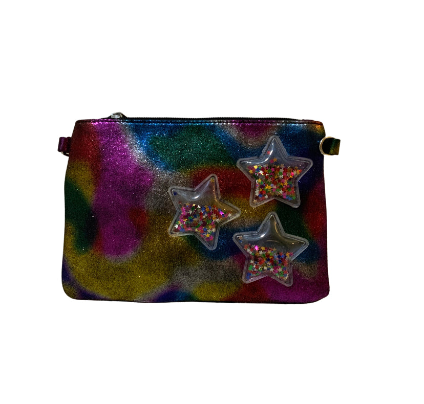 Bags- Bari Lynn Star Confetti Clutch/Crossbody