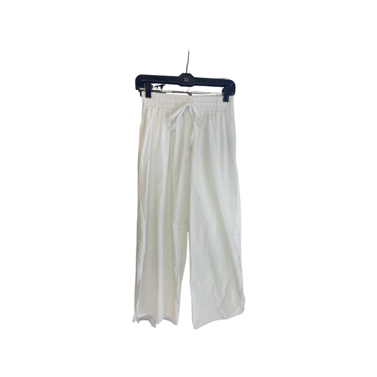 Apparel- Summer Weatherly White Pajama Pants