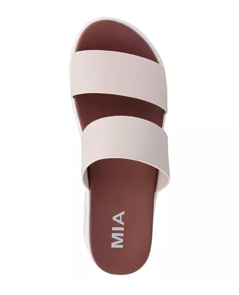 Shoes- MIA Ozzy Platform Sandal in Blush