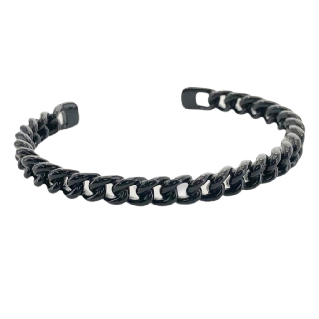 Bracelets- M&E Bling Curb Chain Cuffs